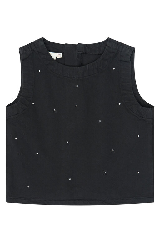 The New yindi denim top // black denim