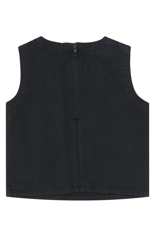 The New yindi denim top // black denim