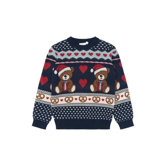The New holiday jacquard pullover // multi colour
