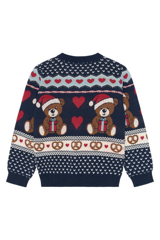 The New holiday jacquard pullover // multi colour