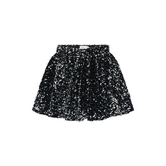 The New yarlin sequin skirt // black beauty