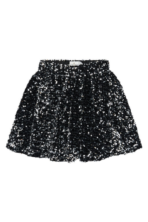 The New yarlin sequin skirt // black beauty