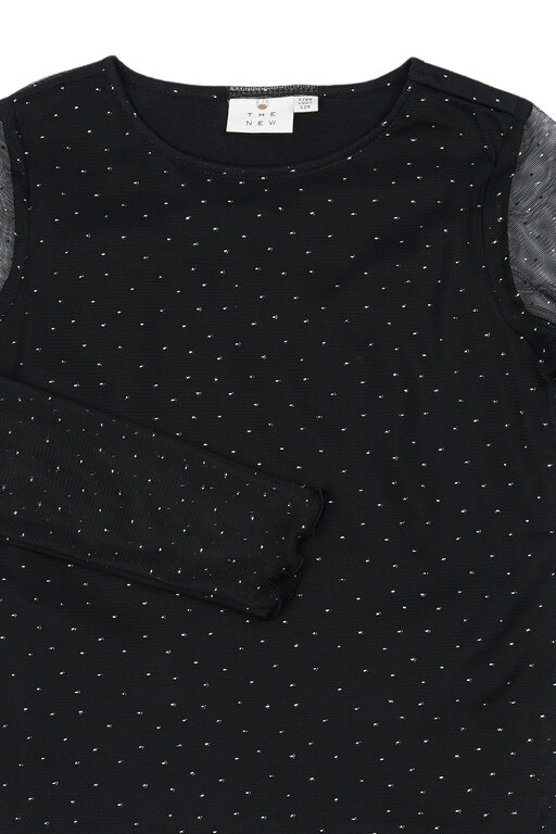 The New yancy mesh top // black beauty