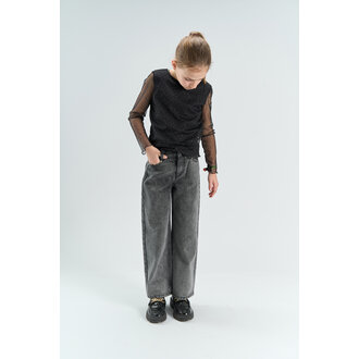 The New yancy mesh top // black beauty