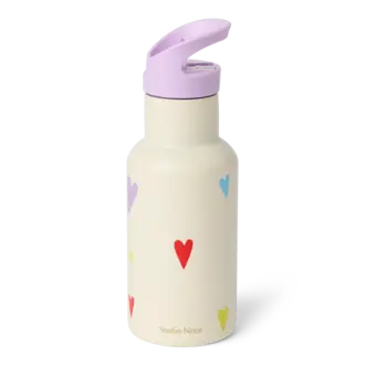 Studio Noos drink bottle small // hearts