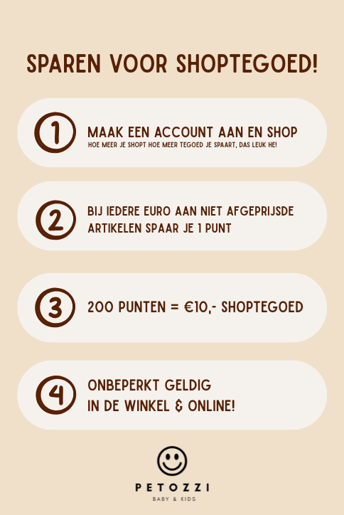 Sparen voor shoptegoed!