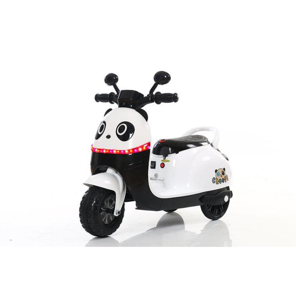 Elektrische Panda Kinderscooter met verlichting - Nitro Motorstore
