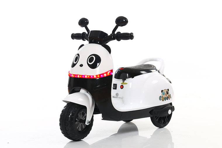 Elektrische Panda kinderscooter met Mp3!