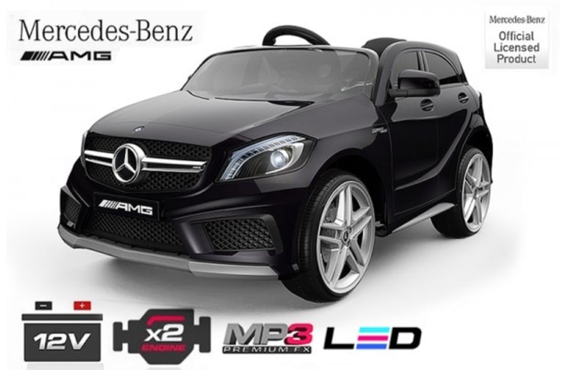 Mercedes A45 Elektrische kinderauto met Mp3