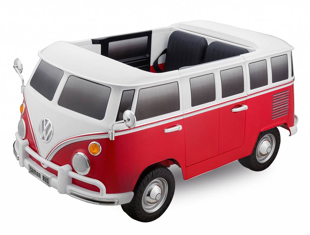 Waarneembaar ketting Hertogin Volkswagen Samba Bus elektrische kinderauto 12V - Nitro Motorstore