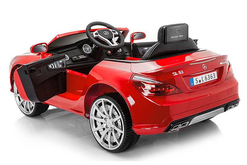 Mercedes SL63 AMG 12V accu kinderauto met RC en Mp3