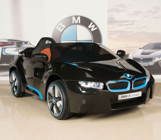 BMW i8 elektrische accuvoertuig 12V met Mp3 + RC