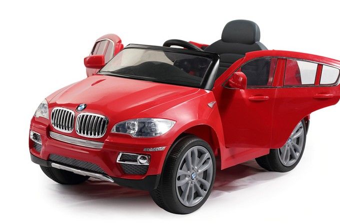 Super stoere BMW X6 oplaadbare accu auto met Mp3 + RC!