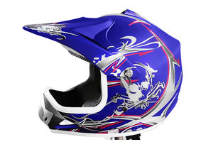 Xtreme Crosshelm - Blauw
