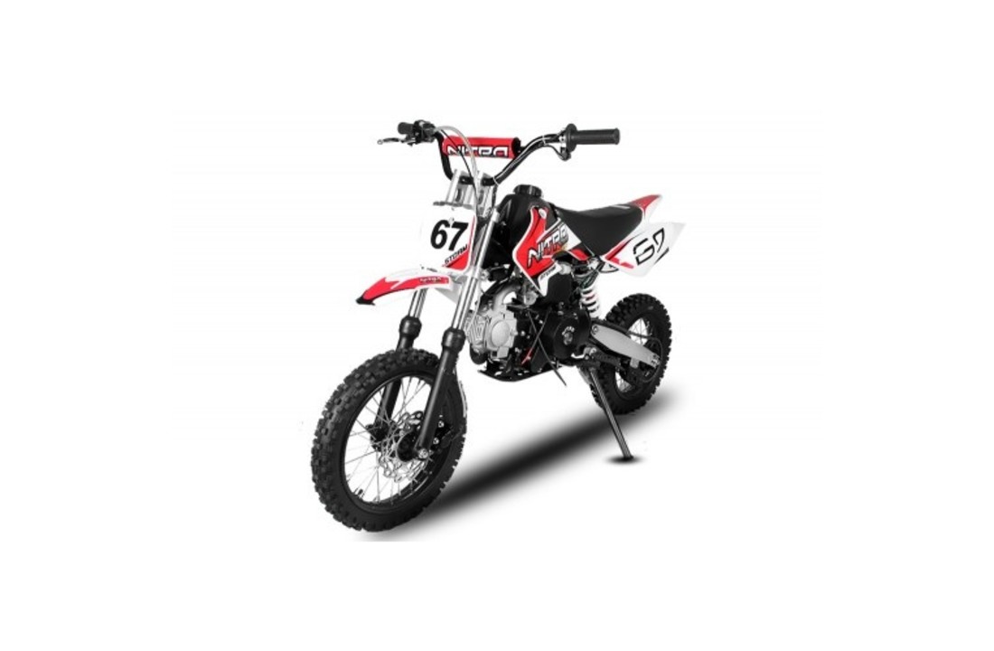 Storm Dirtbike 110cc automaat met 14 inch banden
