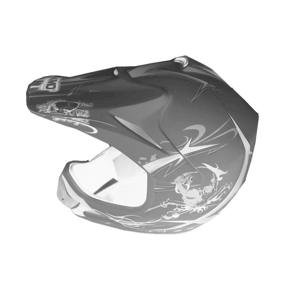 Xtreme Crosshelm Fiberglas - Kinder- Of Volwassenenhelm - Zwart (XS) | Veilige Motocross Helm Met Uitneembare Voering