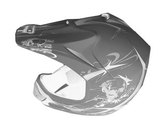 Xtreme Crosshelm - MAT Zwart