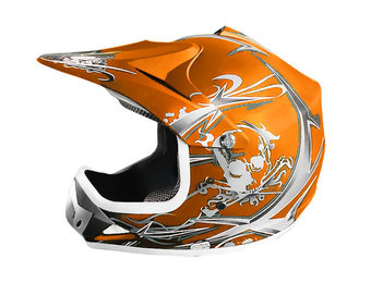 Xtreme Crosshelm - MAT Oranje