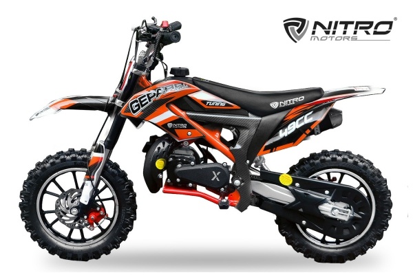Gepard Crossbike met Tuning carburateur en koppeling