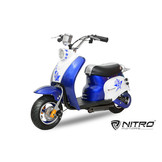 Prachtige Elektrische Retro Mini Kinderscooter