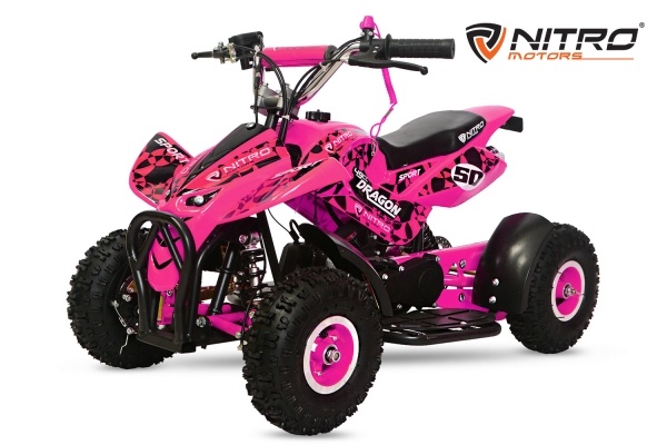 Dragon Sport miniquad 49cc | Pink Edition