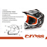 Xtreme Crosshelm voor kinderen en volwassenen