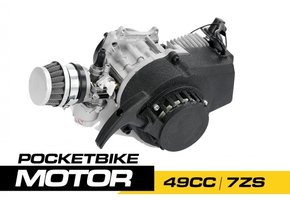 Nitro Motors 49CC motorblok met koppelingshuis(7ZS)