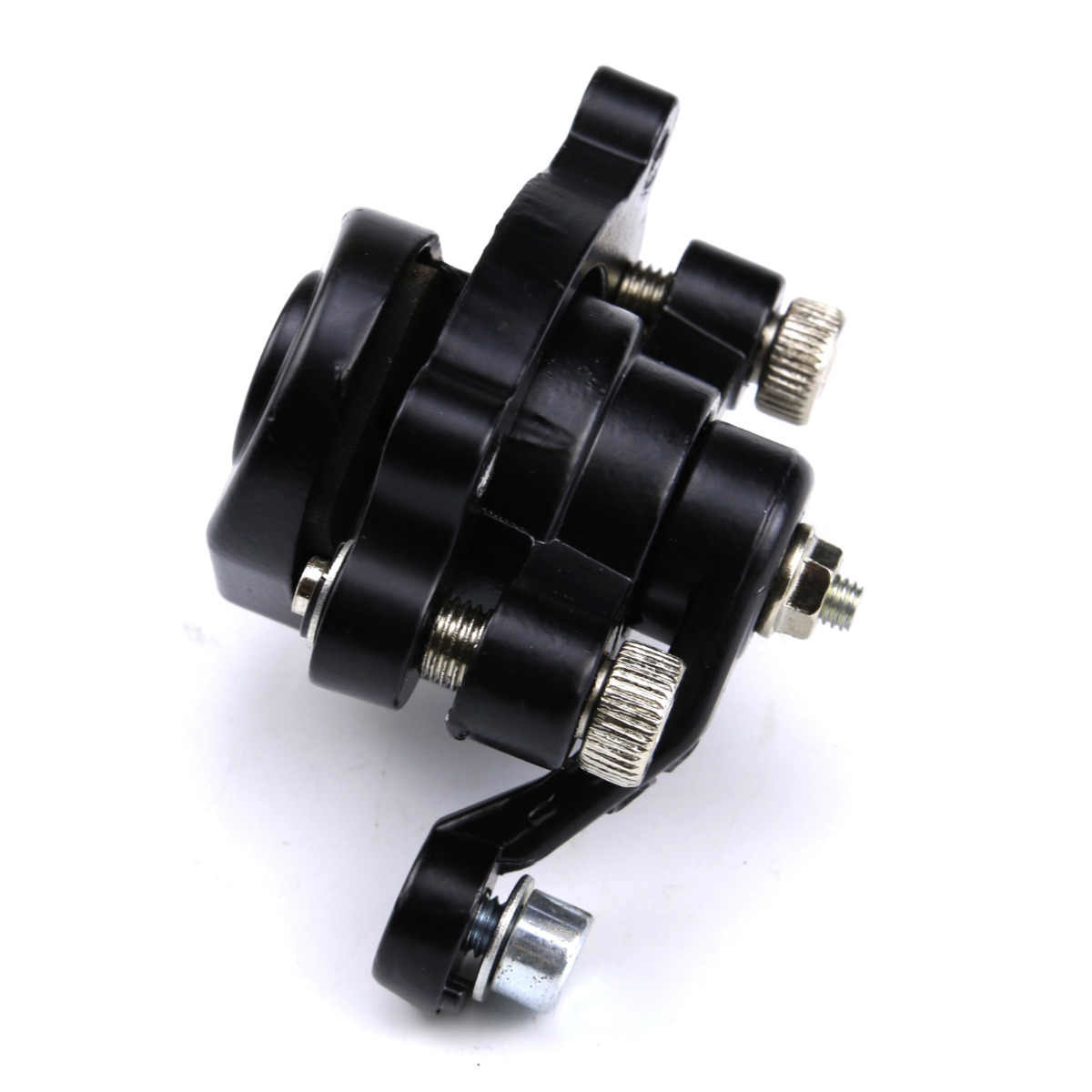 Zwarte remklauw rechtsvoor, linksvoor of achterkant