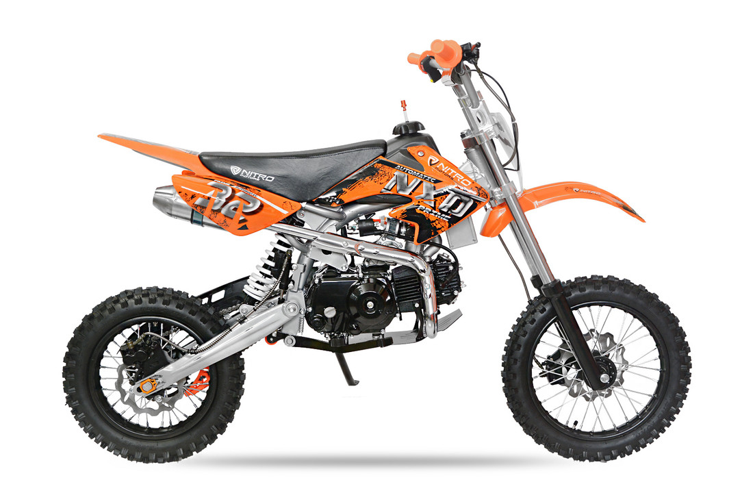 NXD Prime A14 Dirtbike 125cc automaat met elektrische starter