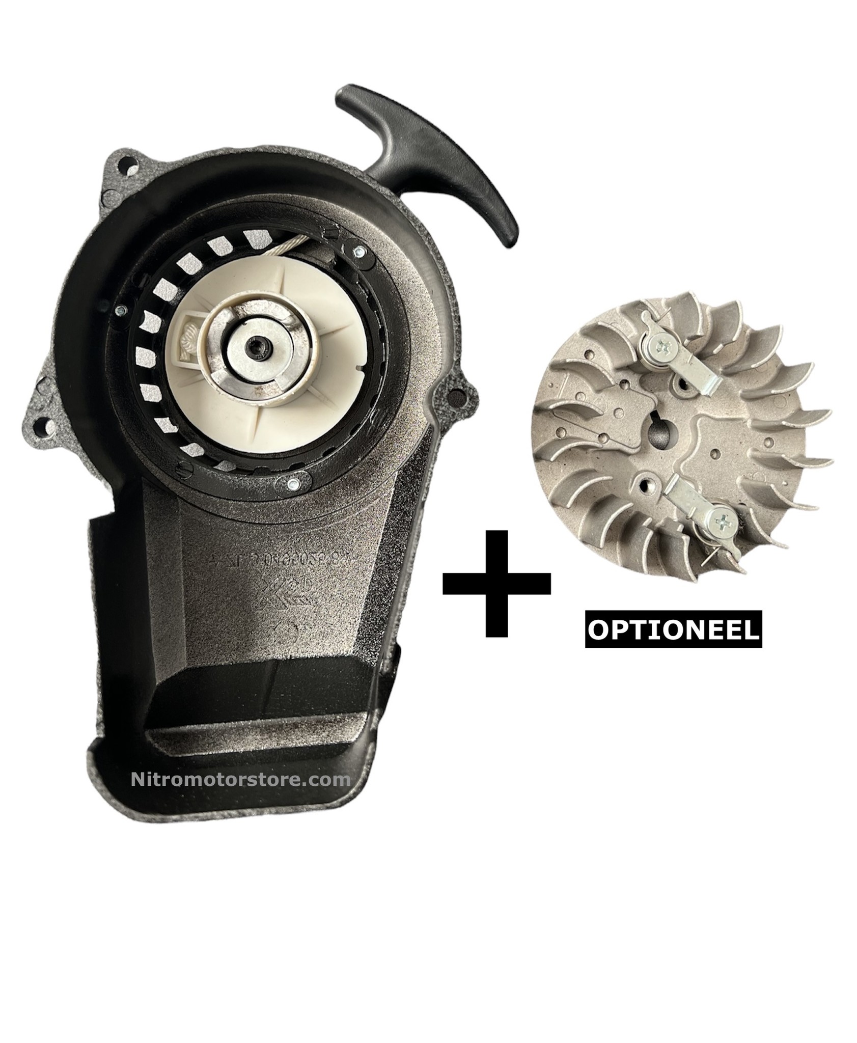 Standaard Trekstarter met aluminium rondsel voor alle 49cc quads en bikes