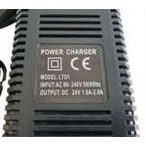 Oplader / adapter voor elektrische voertuigen / kinderquads 24 Volt