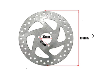 Remschijf 4 139mm | 37mm | 3x41mm