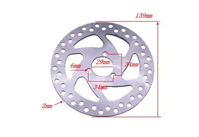 Remschijf 5 139x29 | 3x34mm