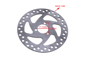 Remschijf 3  138mm | 3x42mm | 3mm