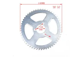Achtertandwiel 2 54 tands| AS:29mm