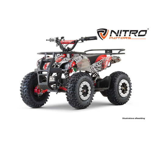 Wit/rood/zwart graffiti