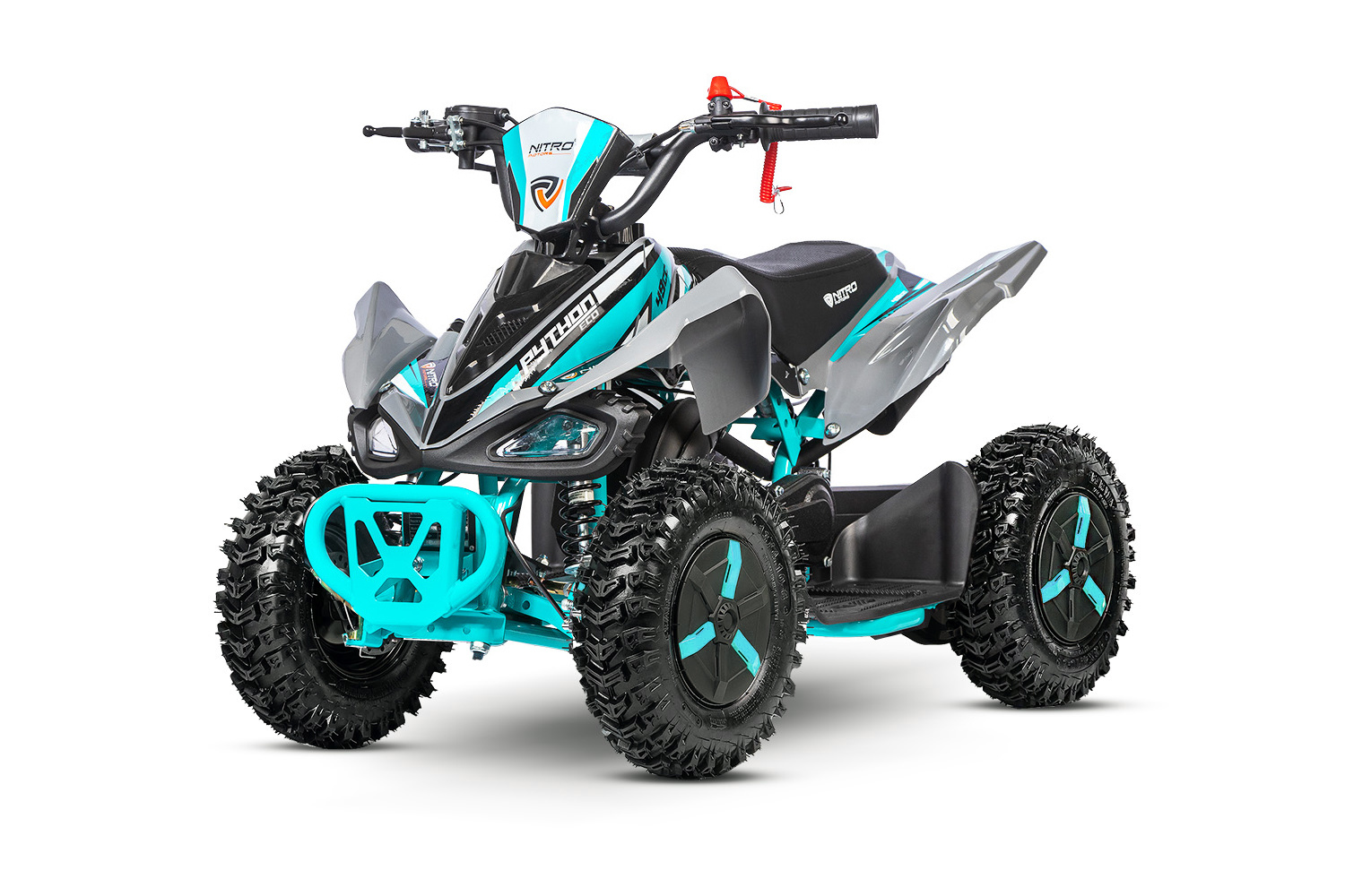 Nitro Motor - Python Snowy kinderquad 49cc - 6 inch