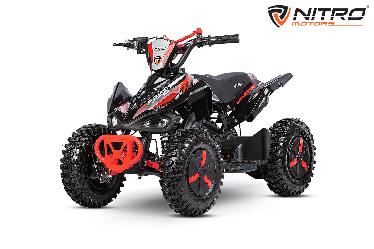 Nitro Motor - Python Snowy kinderquad 49cc - 6 inch