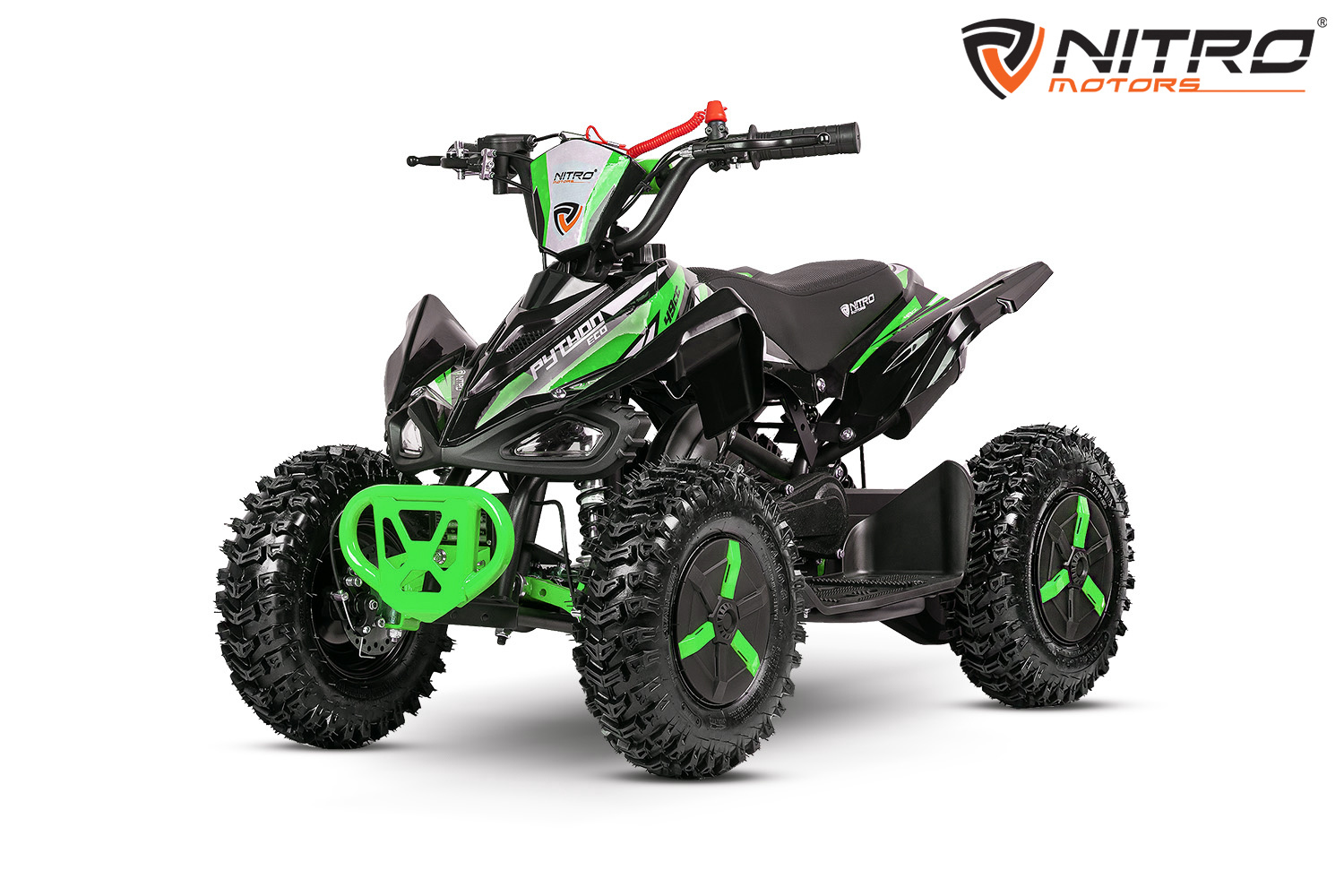 Nitro Motor - Python Snowy kinderquad 49cc - 6 inch