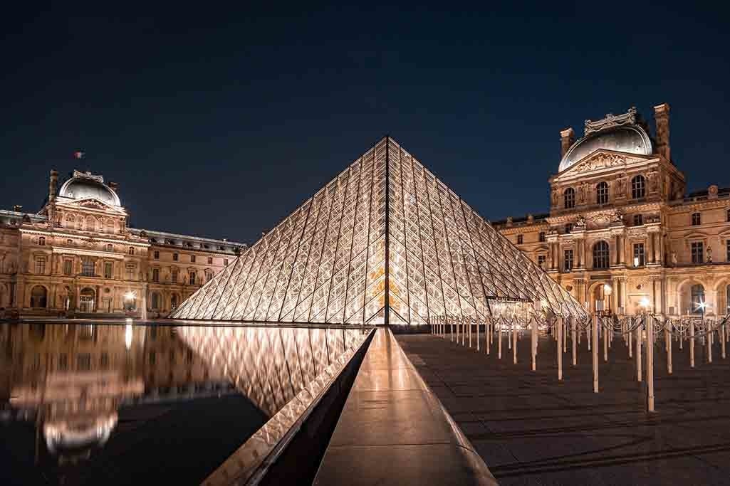 The Louvre and Pyramid-1