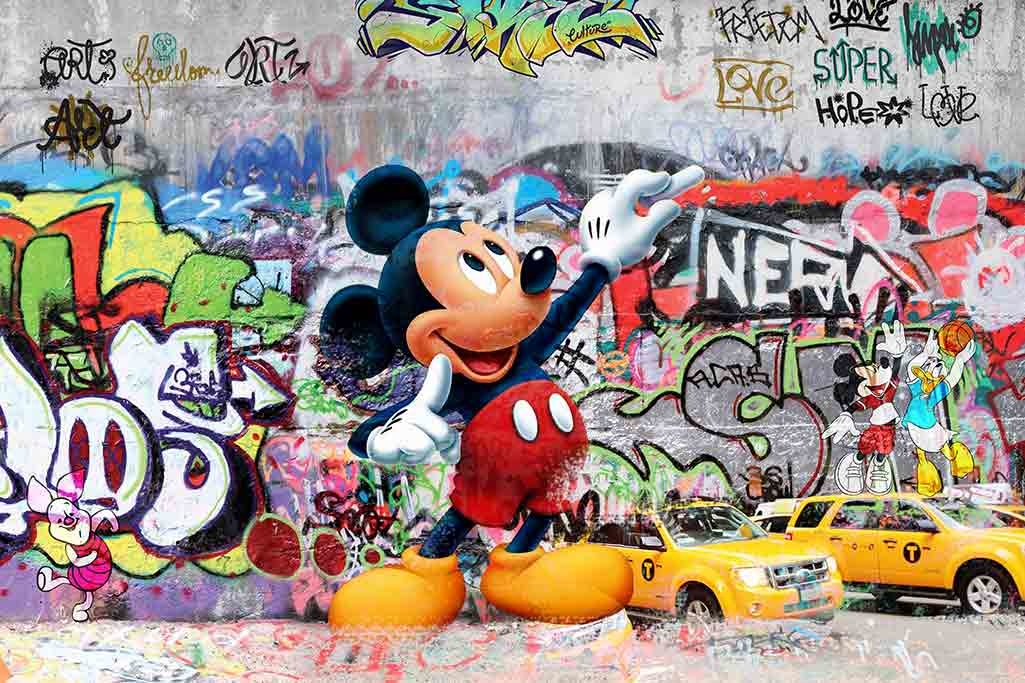 Graffiti Mickey Mouse Foto art Op Plexiglas En Dibond Xiart Xi Art Graffiti Mickey Mouse Foto art Op Plexiglas En Dibond Xiart Xi Art