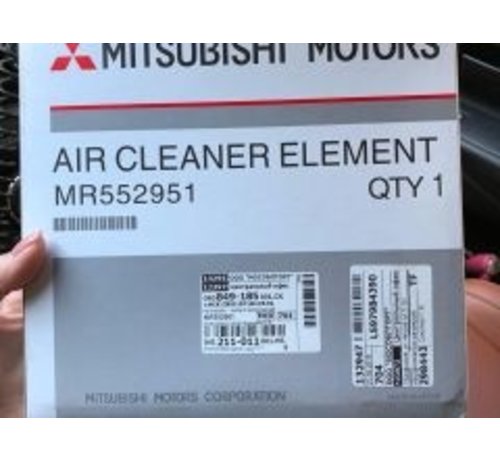 Mitsubishi luchtfilter lancer evo 5/6 original MR552951