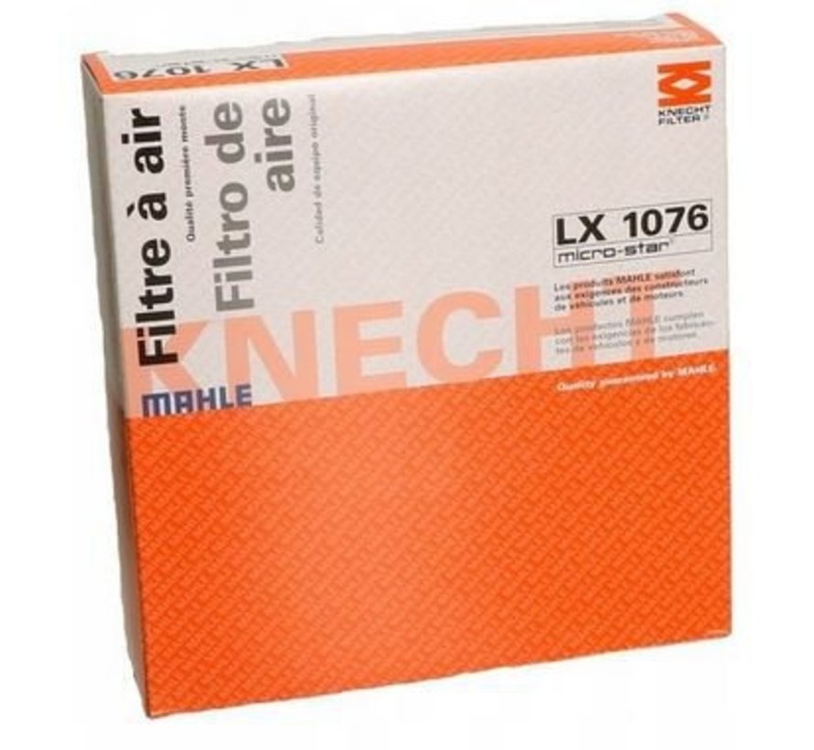 KNECHT LX 1076 Luchtfilter Mitsubishi Lancer Evo 4/5/6