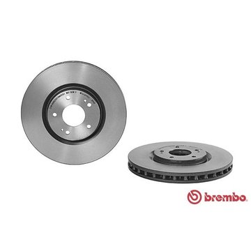 Brembo Remschijf geventileerd vooras