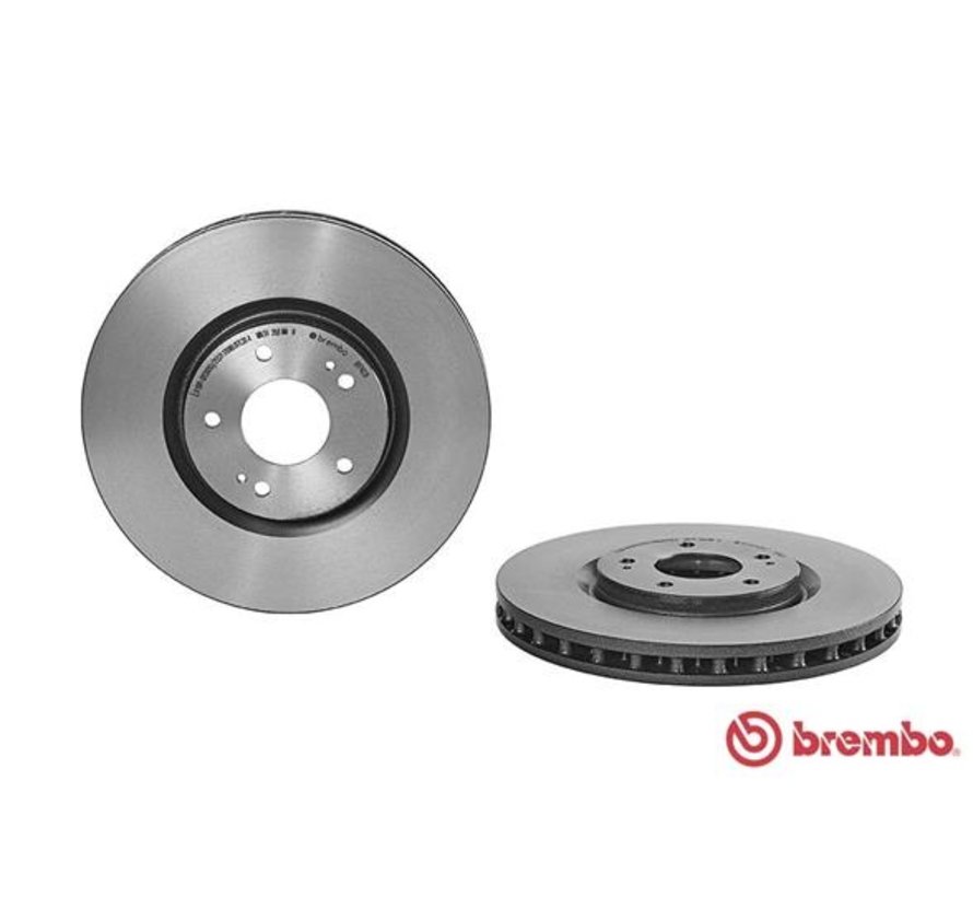 Brembo 09.7142.31 - Geventileerde Remschijf Vooras High Carbon
