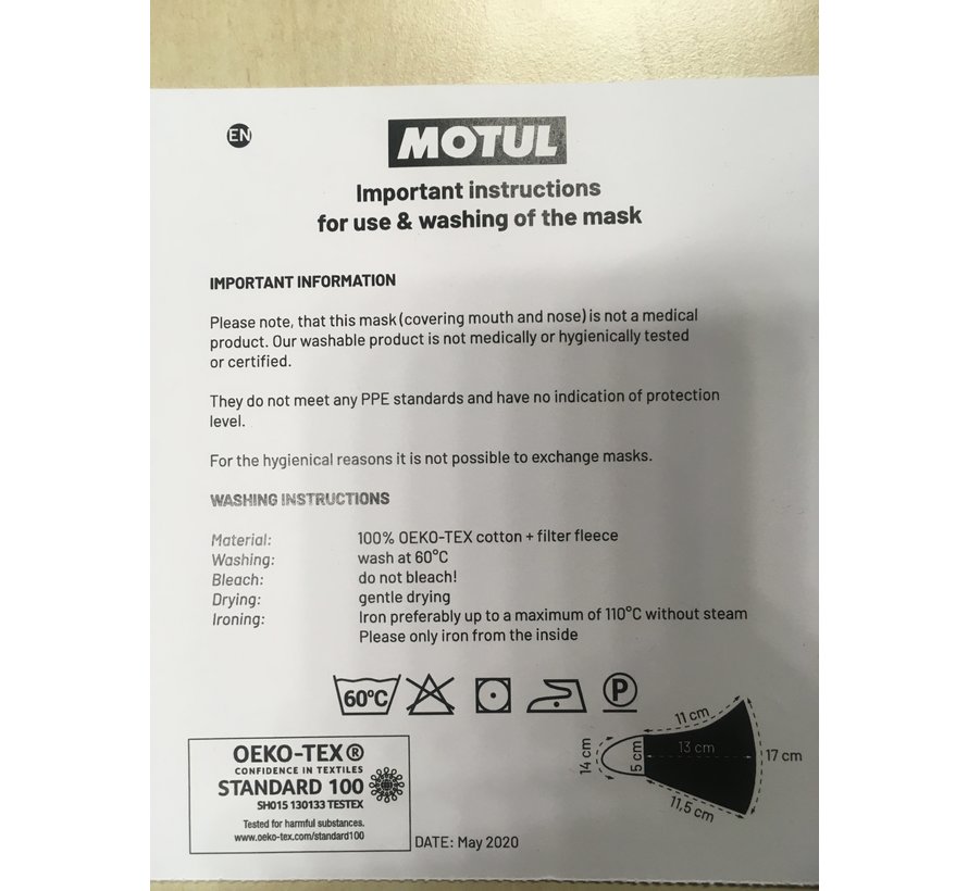Motul Mondkapje
