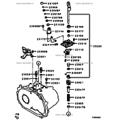 Mitsubishi Motors Corporation Mitsubishi 2590A099 Versnellingspook-as Kit