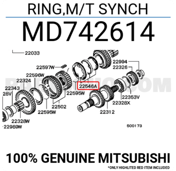 Mitsubishi Motors Corporation MD742614