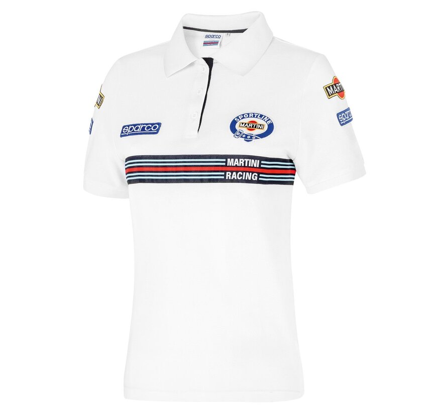 Sparco Dames Poloshirt Martini Racing