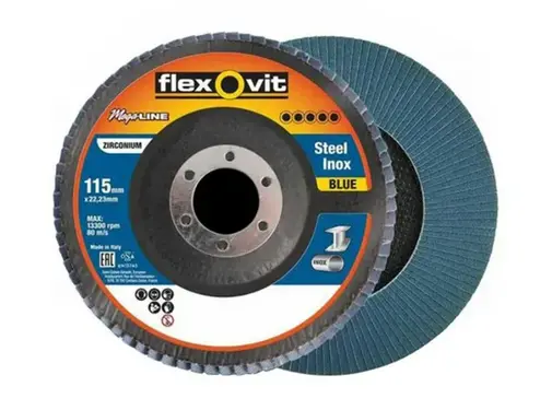 Flexovit Lamellenschijf 115x22,23mm A80